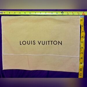 LOUIS VUITTON envelope dust bag